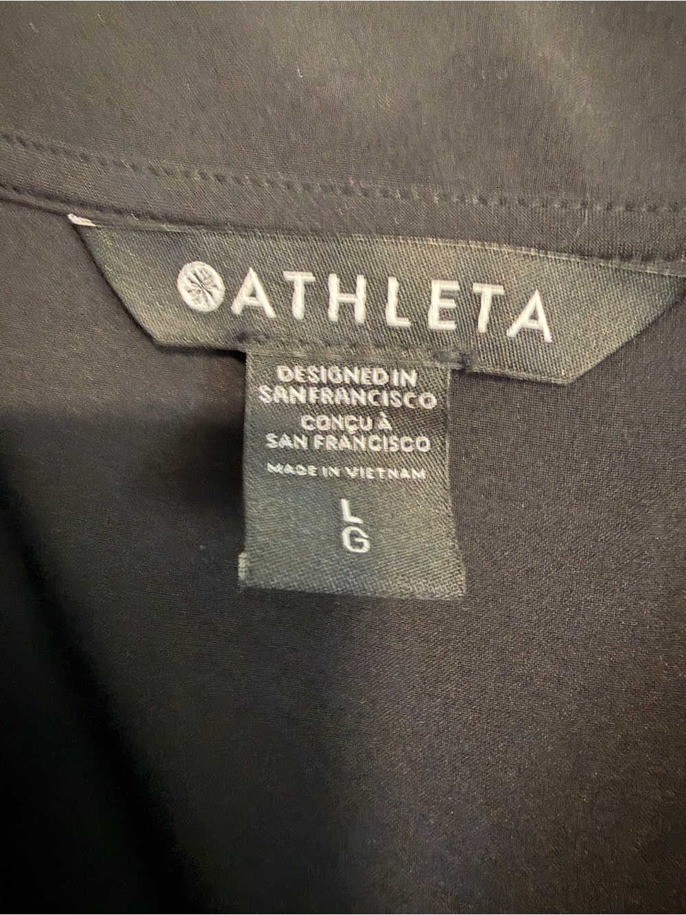 Athleta Marlow Maxi Dress, Black, Size L - Picture 6 of 7